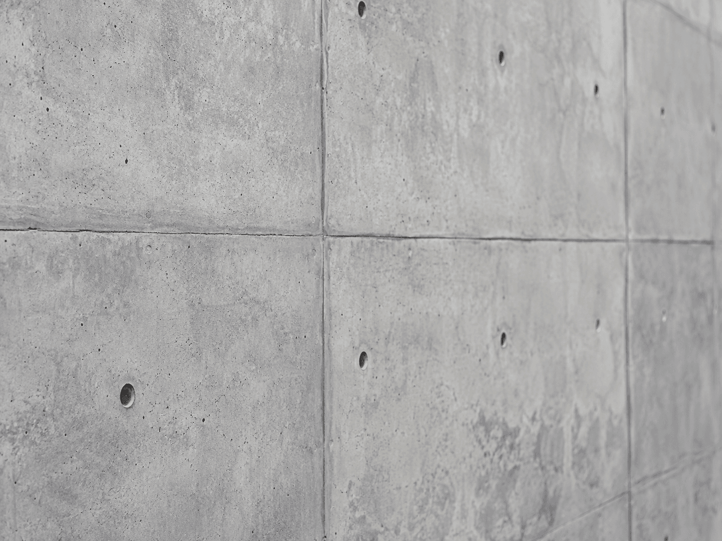 Close detail of a finished concrete surface